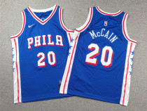 NBA Philadelphia 76ers #20 Jared McCain Royal 2024 Draft Icon Edition Youth Jersey