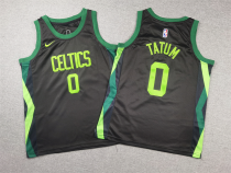 NBA Boston Celtics #0 Jayson Tatum Black 2024-25 City Edition Statement Edition Stitched Youth Jersey