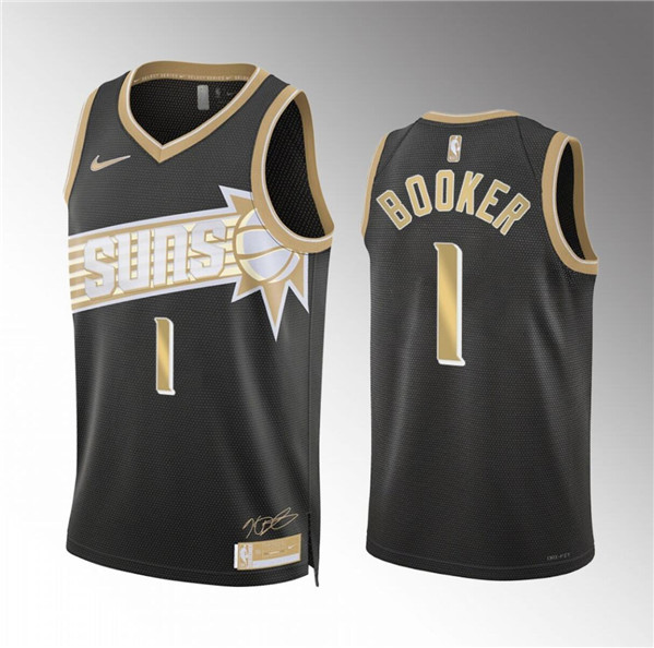 Men's Phoenix Suns #1 Devin Booker 2024 Select Series Stitched Basketball Jersey