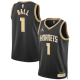 Men's Charlotte Hornets #1 LaMelo Ball Black 2024 Select Series Stitched Basketball Jersey