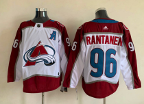 Men's Colorado Avalanche #96 Mikko Rantanen White  Adidas Jersey