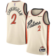 Men's Detroit Pistons #2 Cade Cunningham Cream 2024/25 City Edition Stitched Jersey