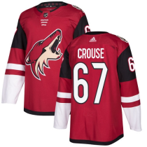 Men's Adidas Arizona Coyotes #67 Lawson Crouse Burgundy Red 2018 Season Home Stitched Jersey