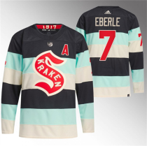 Men's Seattle Kraken #7 Jordan Eberle Deep Sea Blue 2024 Winter Classic Primegreen Jersey
