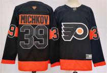 Men's Philadelphia Flyers #39 Matvei Michkov Orange 2024 Stitched Jersey