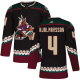 Men's Arizona Coyotes #4 Niklas Hjalmarsson Black Stitched NHL Jersey