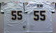 NFL San Diego Chargers Blue #55 Seau White Throwback Jersey