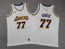 Los Angeles Lakers #77 Luka Dončić White 2024 Association Edition Youth Nike Jersey