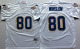 NFL San Diego Chargers Blue #80 Winslow White Throwback Jersey