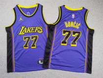 Los Angeles Lakers #77 Luka Dončić Purple 2024 Icon Edition Youth Nike Jersey