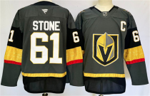 Men's Vegas Golden Knights #61 Mark Stone Grey 2024-25 Alternate With C Patch Stitched Jersey