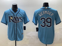 MLB Tampa Bays Rays #39 Kiermaier Blue Game Nike Jersey