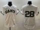 MLB San Francisco Giants #28 Buster Posey White Flex Base Elite Jersey