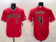 Men's Arizona Diamondbacks #4 Ketel Marte Red Nike Stitched Jersey