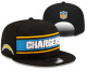 NFL San Diego Chargers Black Snapback Hats
