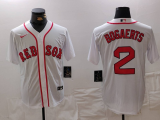Men's Boston Red Sox #2 Alex Bregman White 2024 Game Nike Jersey