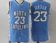 North Carolina Michael Jordan #23 Blue Jersey