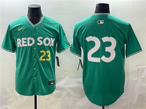 Men's Boston Red Sox #23 Romy González Green 2025 City Connect Limited Stitched Jersey