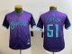 Youth Arizona Diamondbacks #51 Randy Johnson Purple 2025 City Connect Limited Stitched Jersey