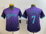 Youth Arizona Diamondbacks #7 Corbin Carroll Purple 2025 City Connect Limited Stitched Jersey