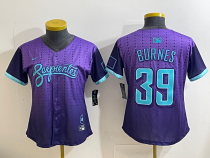 Women Arizona Diamondbacks #39 Corbin Burnes Purple 2025 City Connect Limited Stitched Jersey