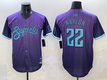 Men's Arizona Diamondbacks #22 Josh Naylor Purple 2025 City Connect Limited Stitched Jersey