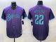 Men's Arizona Diamondbacks #22 Josh Naylor Purple 2025 City Connect Limited Stitched Jersey