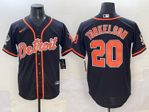 MLB Detroit Tigers #20 Torkelson Black Game Nike Jersey