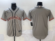 Men's San Francisco Giants Blank Grey Stitched Baseball Jersey