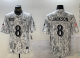 Men's Baltimore Ravens #8 Lamar Jackson Arctic Camo 2024 F.U.S.E. Salute to Service Jersey