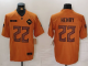 Men's Baltimore Ravens #22 Henry 2023 Brown Salute To Service Limited Jersey