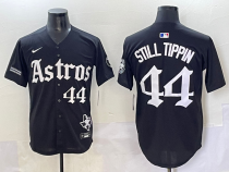 Men's Houston Astros #44 Still Tippin Navy 2025 City Connect With Texas Patch Limited Jersey