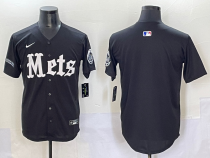 New York Mets Black Mexico 2025 LA Gothic Style With Fernando Jersey