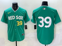 Men's Boston Red Sox #39 Marcelo Mayer Green 2025 City Connect Limited Stitched Jersey