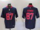 Men's Houston Texans #87 Stover Navy 2024 2nd Alternate F.U.S.E Vapor Jersey