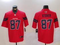 Men's Houston Texans #87 Stover Red Vapor F.U.S.E. Limited Stitched Jersey