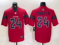 Men's Houston Texans #24 Derek Stingley Jr. Red Vapor F.U.S.E. Limited Stitched Jersey