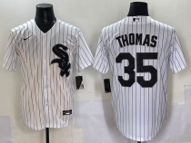 MLB Chicago White Sox #35 Frank Thomas White Nike Stitched Jersey