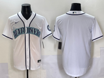 MLB Seattle Mariners #24 Ken Griffey White Game Nike Jersey