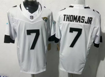 Men's Jacksonville Jaguars #7 Brian Thomas Jr White 2025 F.U.S.E. Vapor Limited Jersey