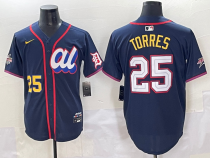Men's Detroit Tigers #25 Torres National League Navy 2025 All-Star Edition Limited Jersey