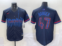 Men's Toronto Blue Jays #47 Barger Black 2024 City Connect Limited Jersey