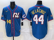 MLB Cincinnati Reds #44 Elly De La Cruz National League Blue 2025 All-Star Edition Limited Jersey