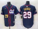 Men's Detroit Tigers #29 Tarik Skubal National League Navy 2025 All-Star Edition Limited Jersey