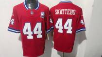 Men's New York Giants #44 Cam Skattebo Red 2025 Draft F.U.S.E. 100th Season & State Jersey