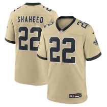 Men's New Orleans Saints #22 Rashid Shaheed Gold Alternate Vapor Limited Jersey
