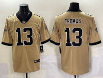 Men's New Orleans Saints #13 Michael Thomas Gold Alternate Vapor Limited Jersey