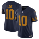 Men's Green Bay Packers #10 Jordan Love Navy The 1923 Classic Vapor F.U.S.E. Limited Jersey