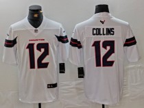 Men's Houston Texans #12 Collins White 2024 Vapor F.U.S.E. Limited Jersey
