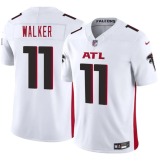 Men's Atlanta Falcons #11 Jalon Walker White 2025 Draft F.U.S.E. Vapor Untouchable Limited Jersey